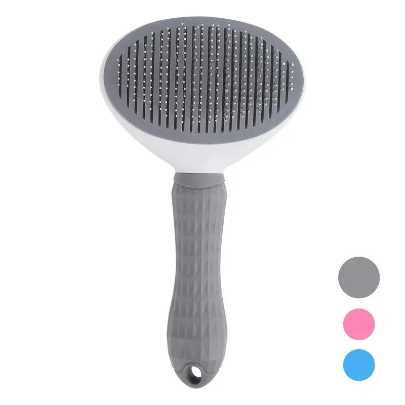 Pet Grooming Comb: Self-Cleaning Brush for Cats and Dogs, Perfect for Grooming and Care