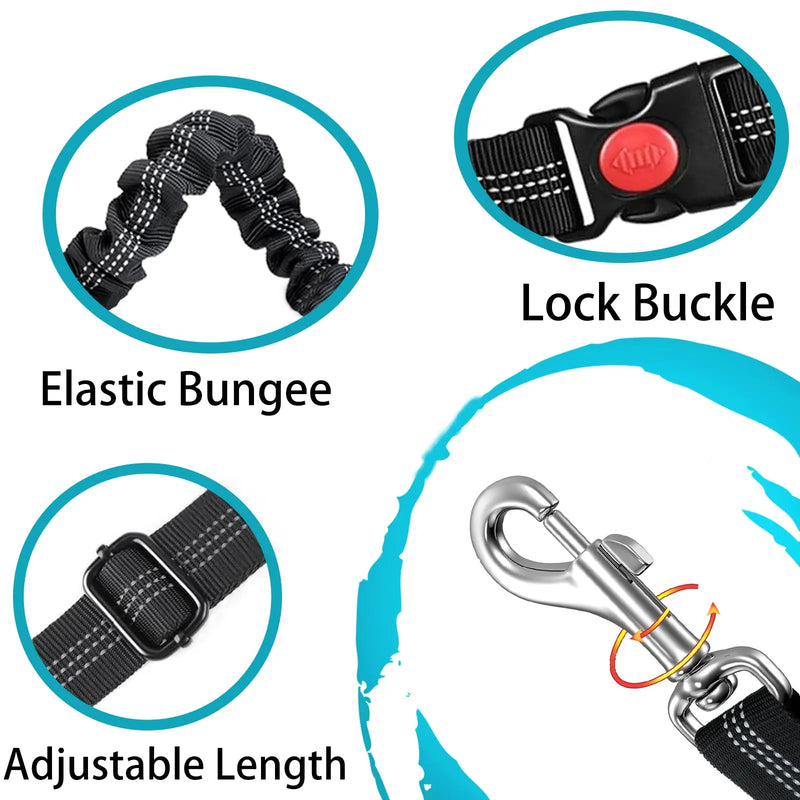 Adjustable and Durable Dog Seat Belt