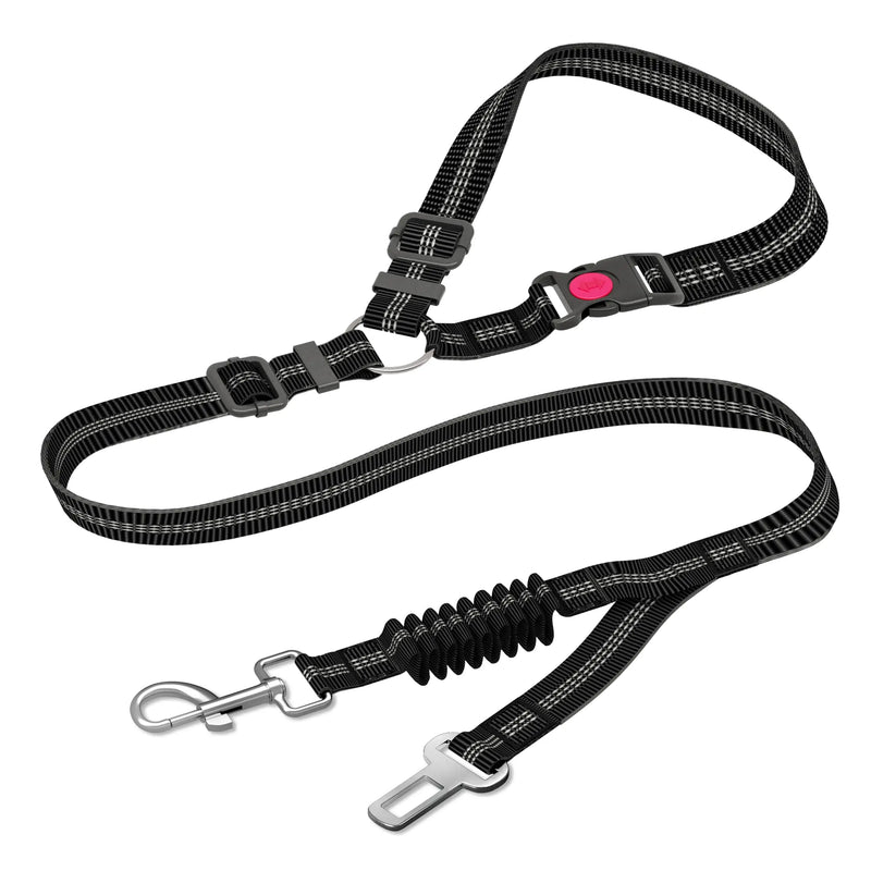 Adjustable and Durable Dog Seat Belt