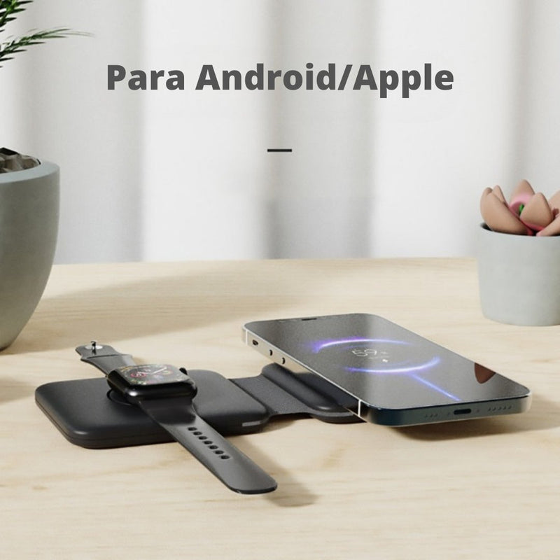 Foldable 3-in-1 Magnetic Wireless Charger